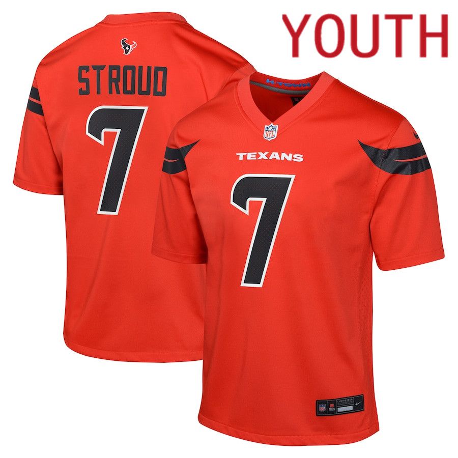 Youth Houston Texans #7 C.J. Stroud Nike Red Alternate Game NFL Jersey